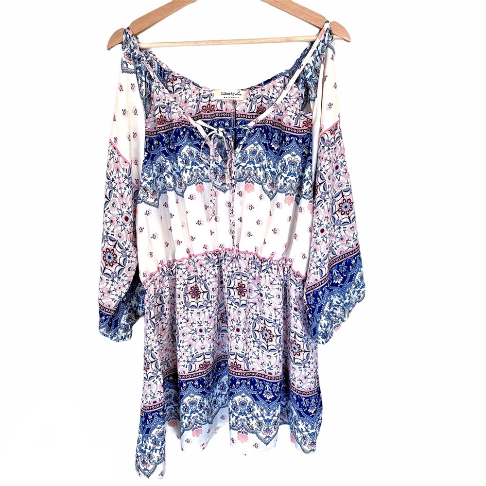 Liberty Love Maternity Floral Dress L